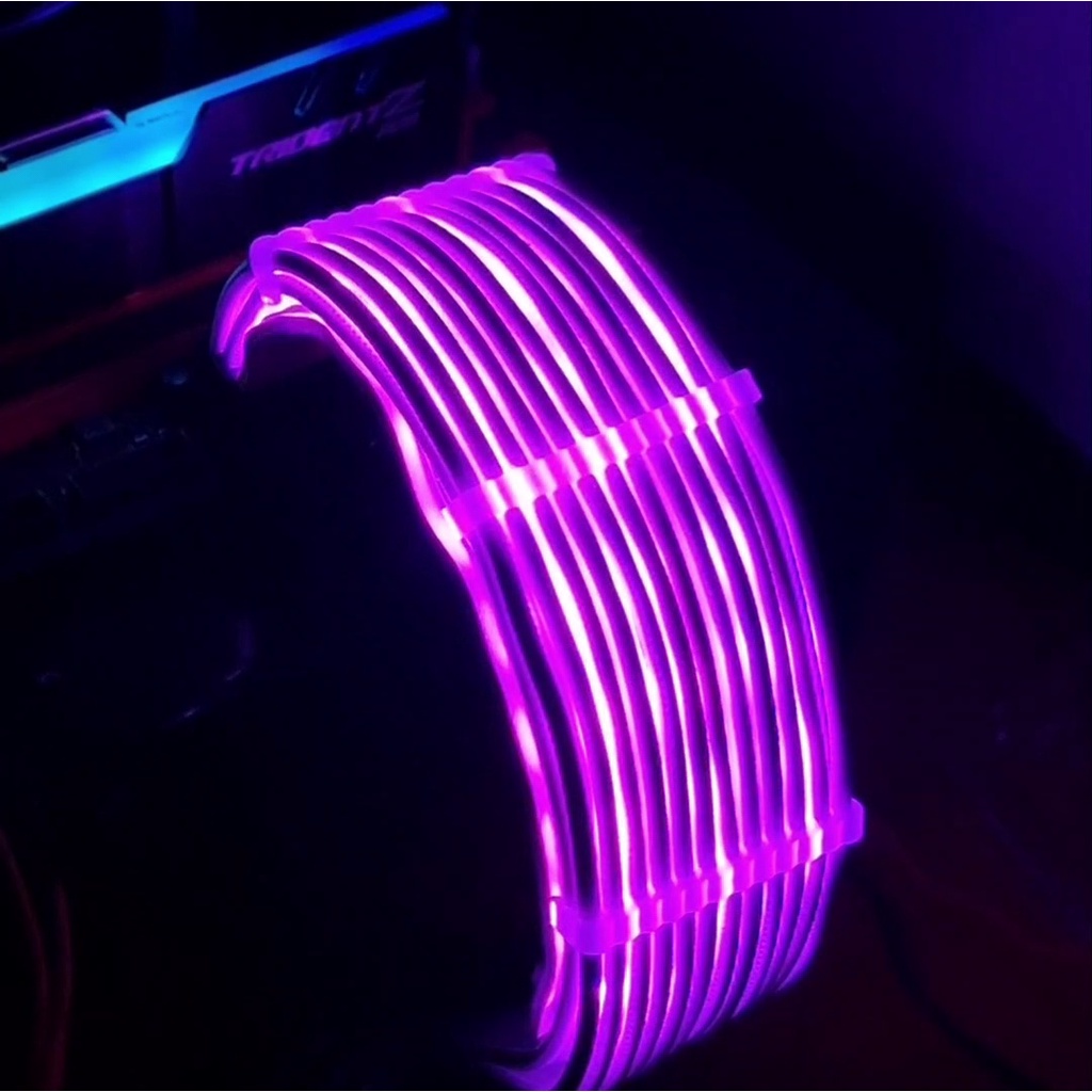 Dây nguồn nối dài 24PIN LED RGB mod, đồng bộ main, hub coolmoon..