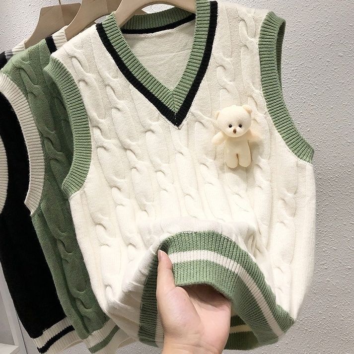 Áo Len Không Tay Thiết Kế Mới Thời Trang Dành Cho Nữ