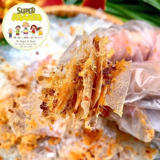 Bánh tráng chà bông xốc tỏi phi