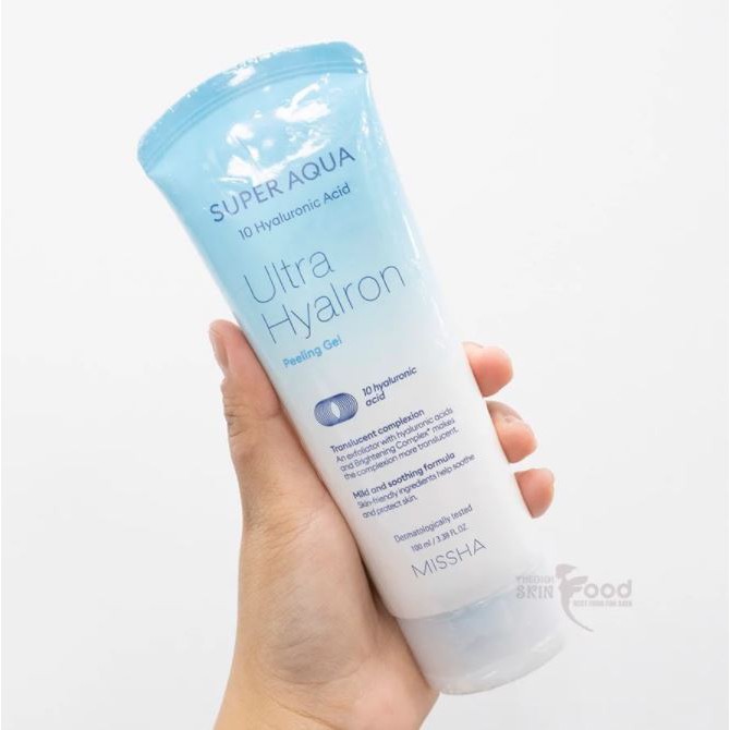 Gel Tẩy Tế Bào Chết Làm Sáng Mịn Da Missha Super Aqua Ultra Hyalron Peeling Gel 100ml