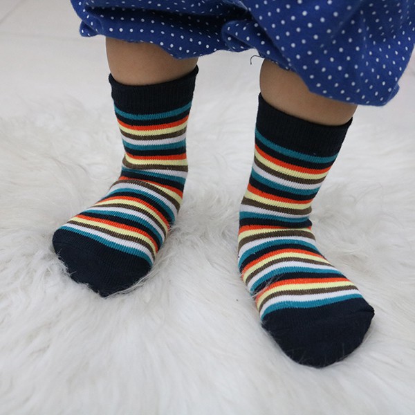 Set 5 Đôi Tất Vớ Cổ Cao Cho Bé Hình Khủng Long