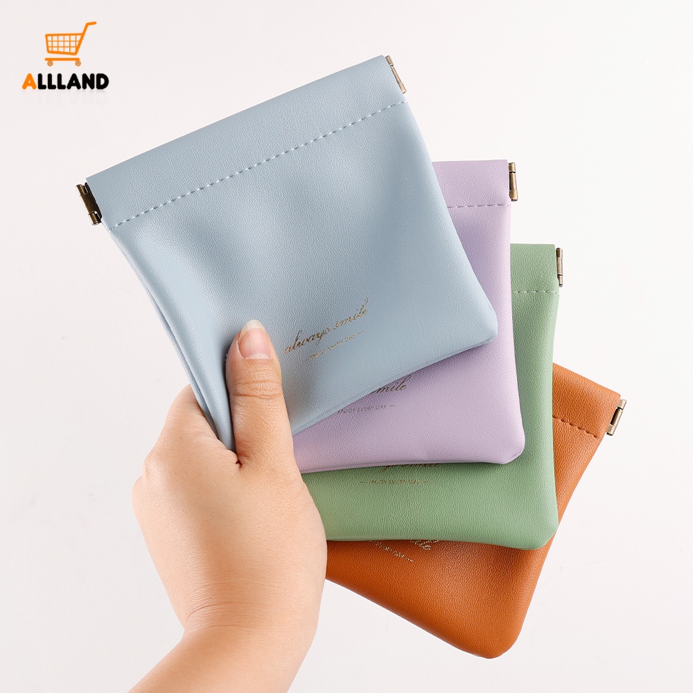 Túi Da PU Đựng Tai Nghe/Tiền Xu/Son Môi Mini Tiện Dụng Khi Đi Du Lịch