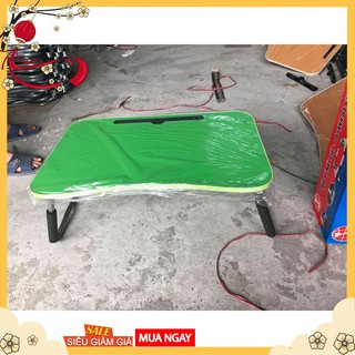 Bàn gấp thông minh có khe cắm Ipad chân chữ U (Loại 1 tốt nhất)