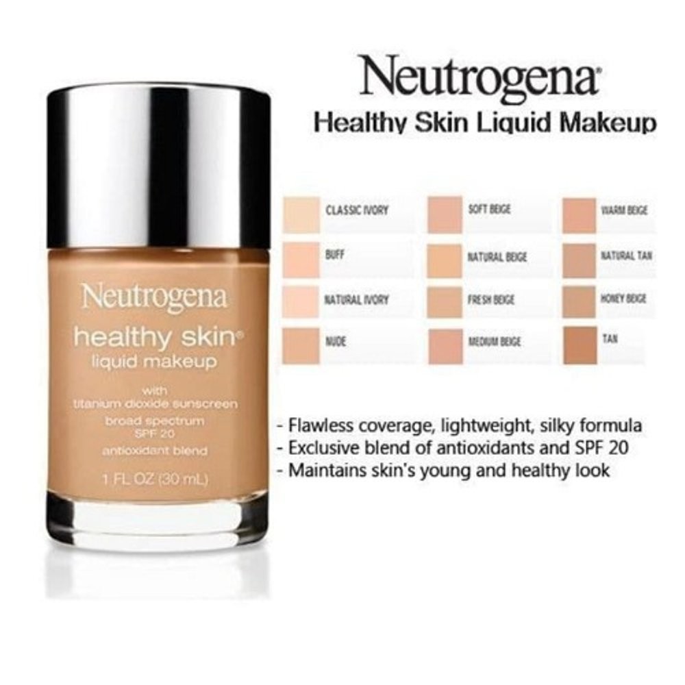 Kem nền Neutrogena Healthy Skin Liquid Makeup SPF 20 (30ml)