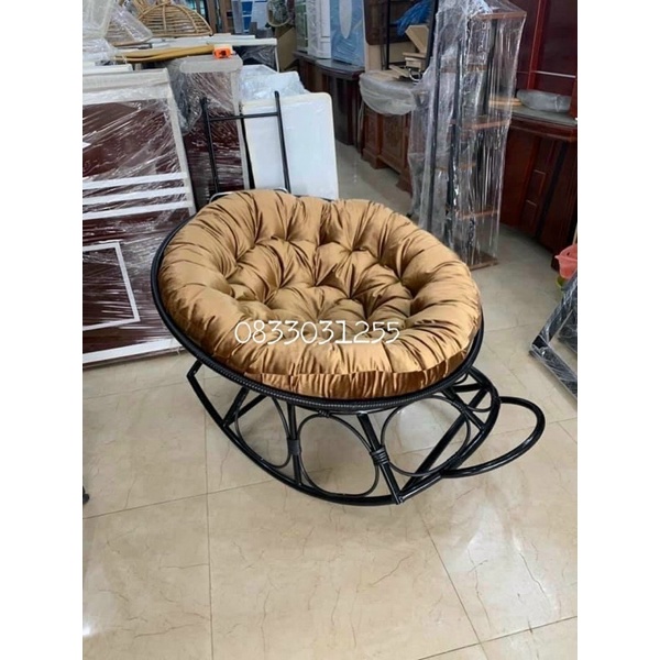 Ghế tròn mây papasan 100