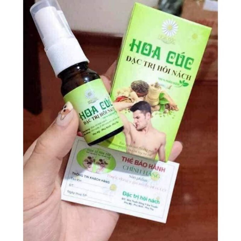 Xịt hôi nách hoa cúc