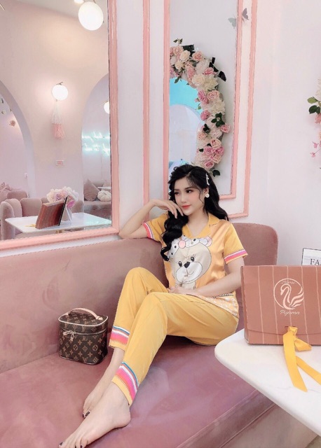 Pizama tay ngắn quần dài cực xinh