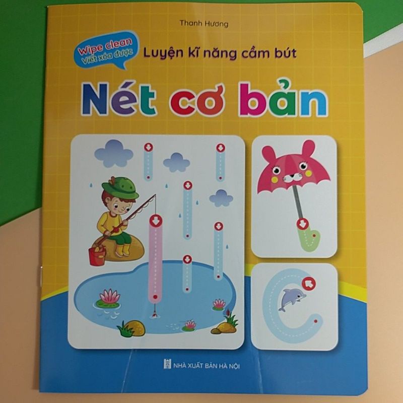 Vở viết xóa được - luyện viết không sợ sai- lẻ cuốn giao ngẫu nhiên