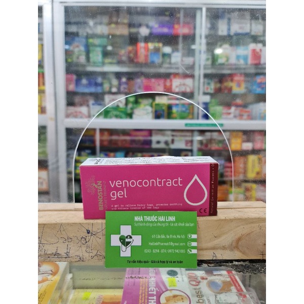 Venocontract Gel - Hỗ trợ điều trị các triệu chứng phổ biến do suy giãn tĩnh mạch
