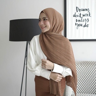 Pashmina Plisket Babydoll Cao Cấp Che Mặt / Khăn Choàng Hijab / Khăn Choàng Mặt / Khimar Plisket