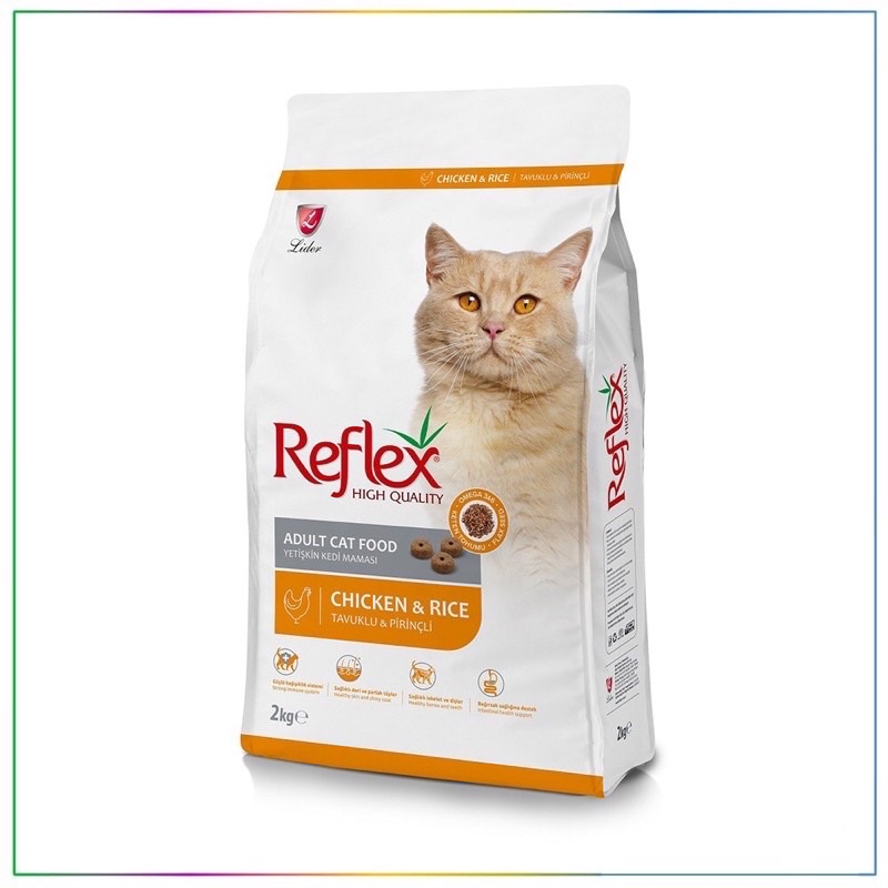 Thức ăn hạt khô cho mèo trưởng thành REFLEX ADULT - gói 2kg thức ăn ch thumbnail