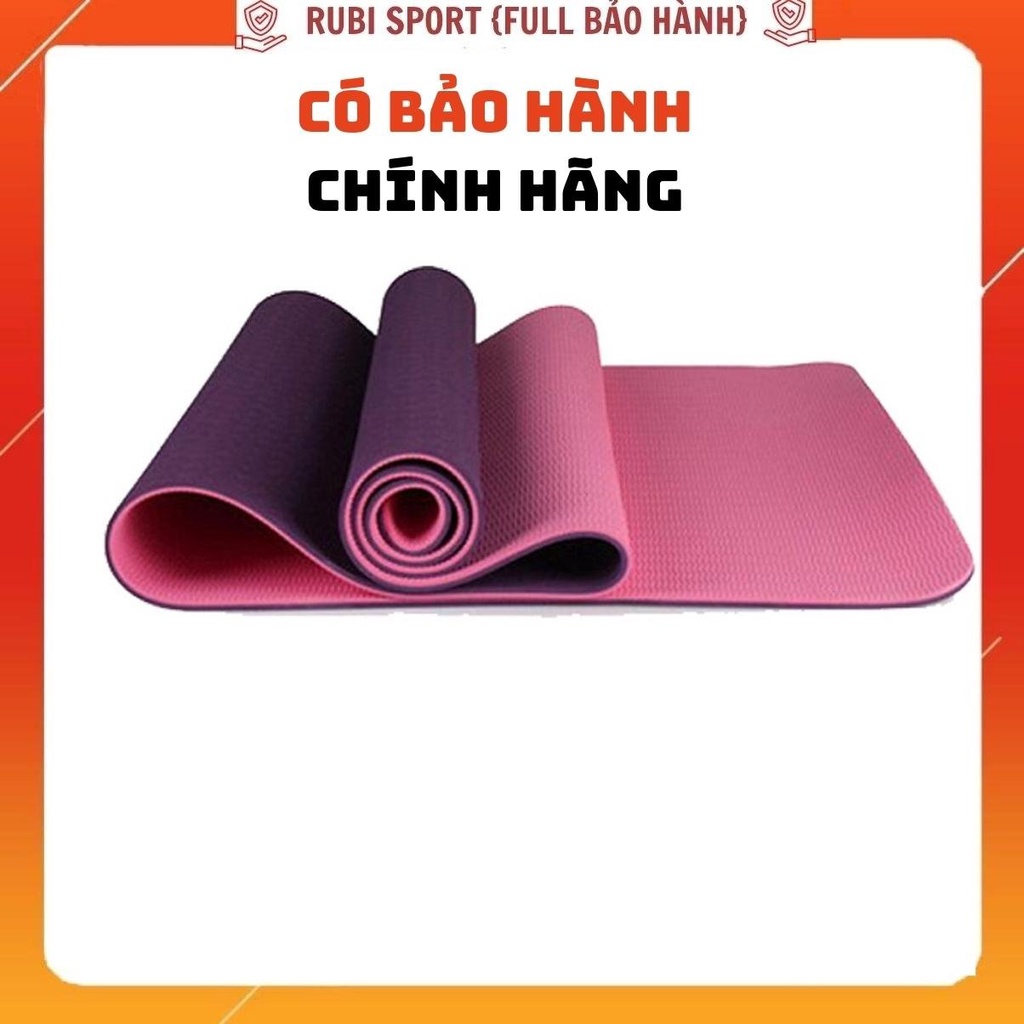 Thảm Tập Yoga, thảm Tập Gym Định Tuyến TPE, tặng kèm túi Thảm Yoga Chống Trượt