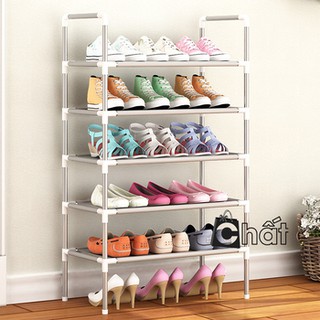 Kệ Giày Inox 5 Tầng Lắp Ghép - Kệ Giày Dép Đa Năng