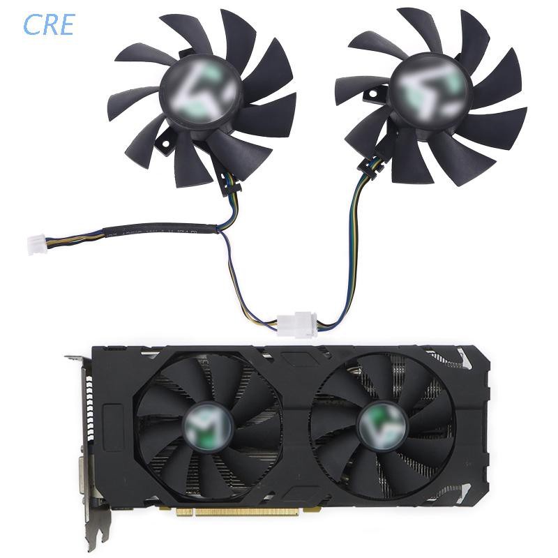 Quạt Tản Nhiệt Làm Mát Thẻ Đồ Họa Cre 75mm Rx570 Gt710 730 Gpu Cho Maxsun Rx 570