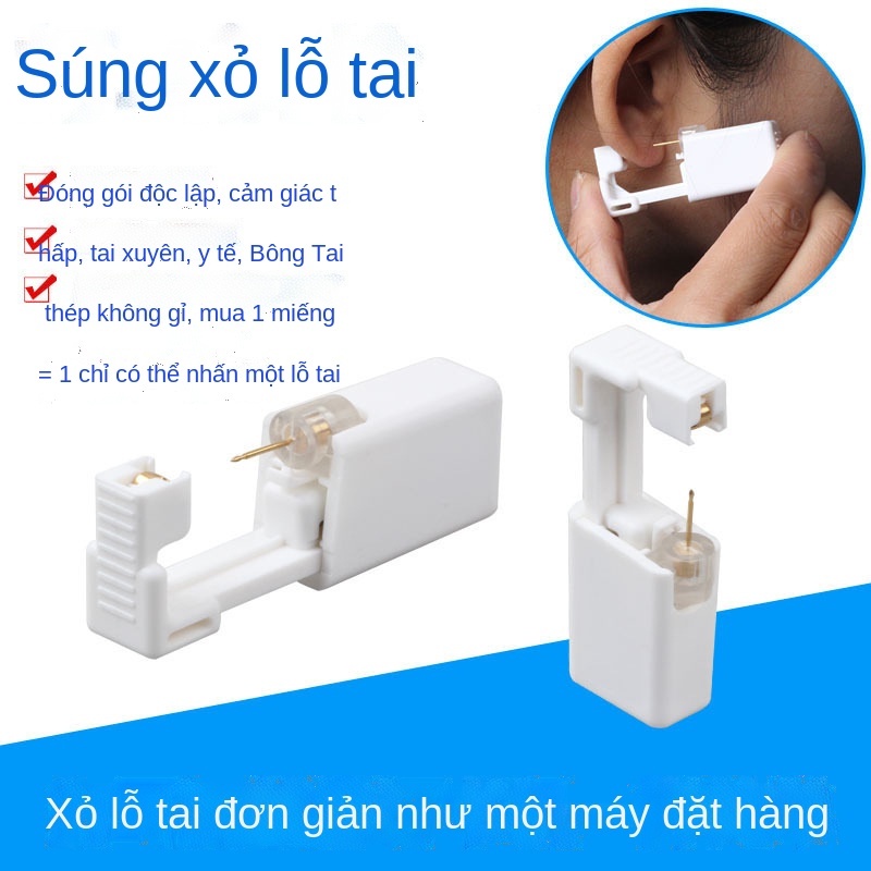 Dụng cụ bấm lỗ tai sử dụng một lần tiện lợi dành cho người lớn và trẻ em