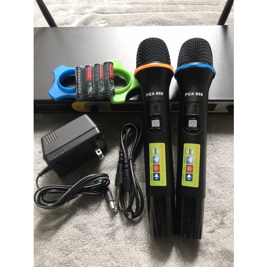 Micro không dây Sennheiser PGX-868 - Mic karaoke gia đình, sân khấu -Độ nhạy cao, bắt sóng xa, chống hú rít bảo hành 12t