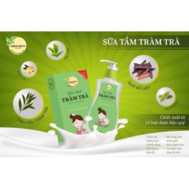Sữa Tắm Trà Tràm cho Bé yêu