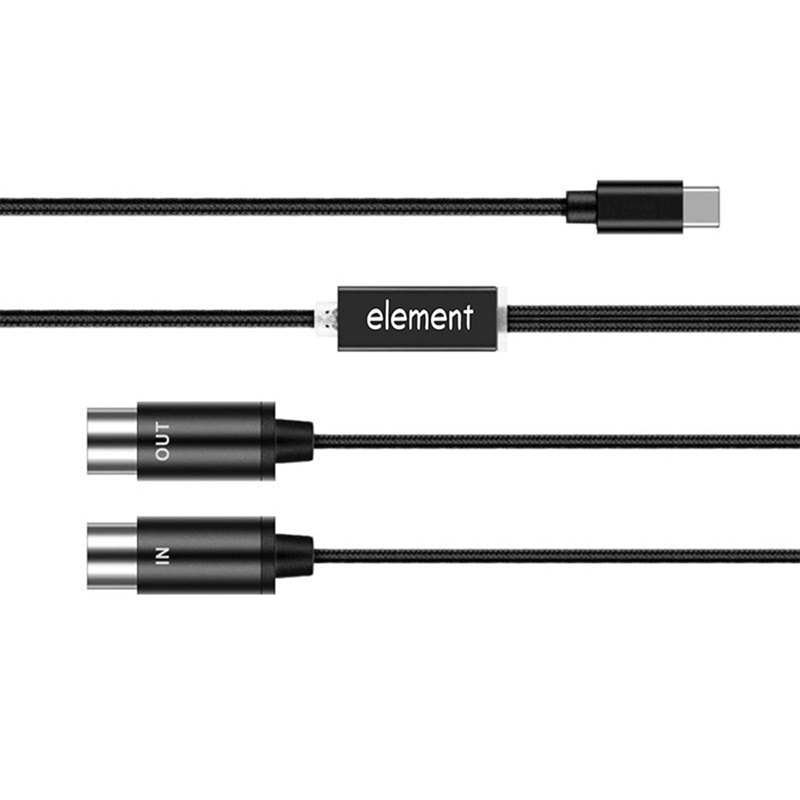 Cáp Chuyển Đổi MIDI Sang USB C Có Đèn Báo Cho Đàn Organ Điện