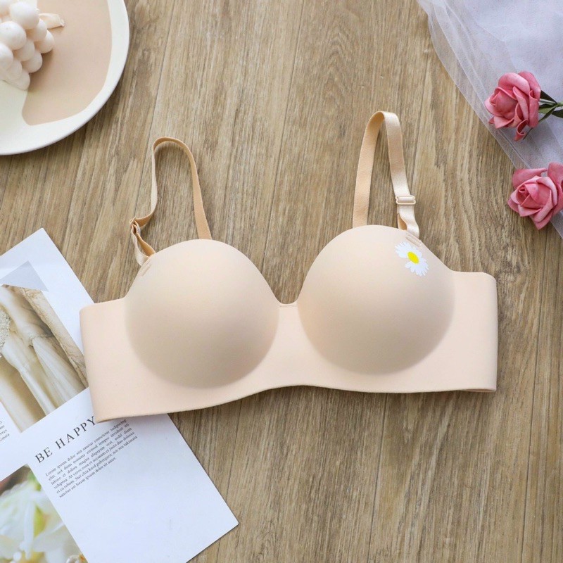 ♥️ Áo Lót Nữ ♥️Áo ngực su mút dày in hoa cúc cúp tròn A1008 | BigBuy360 - bigbuy360.vn