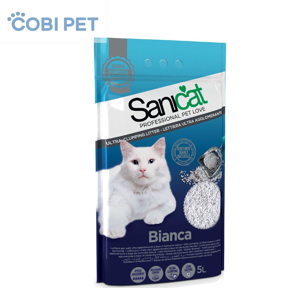 Cát vệ sinh cho mèo SANICAT