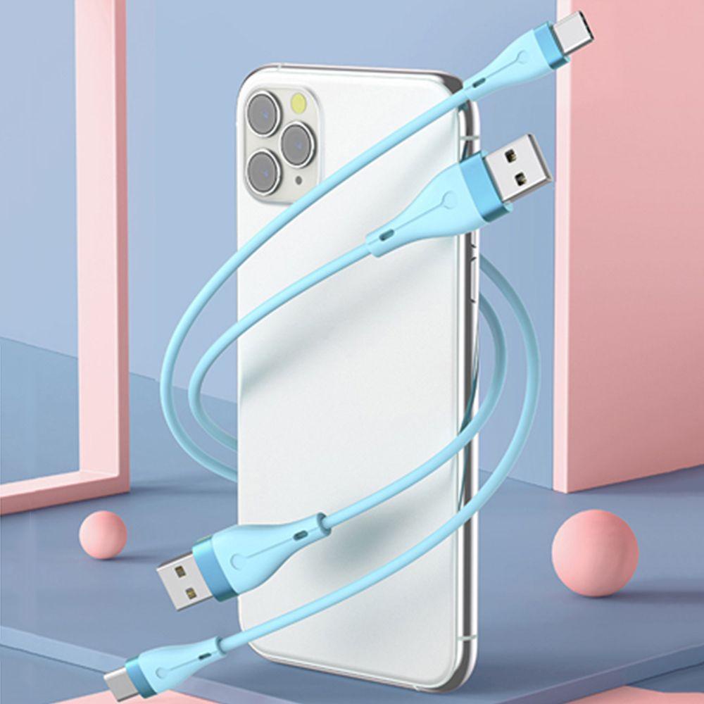 Dây Cáp Sạc Truyền Dữ Liệu Micro USB Bằng Silicon Cho Điện Thoại Di Động