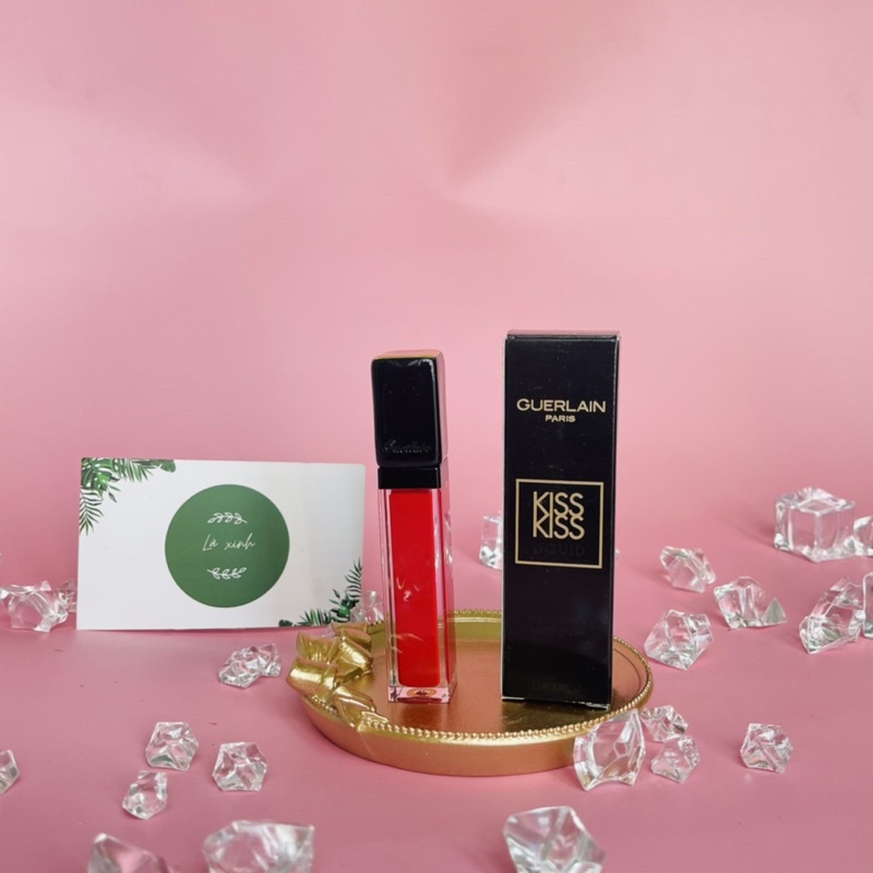 Son kem lì cao cấp Guerlain Kisskiss Liquid Matte màu 321 Madama Matte