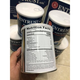 Sữa bột Entrust Milk Dành Cho Người Tiểu Đường ( Date 2024 )