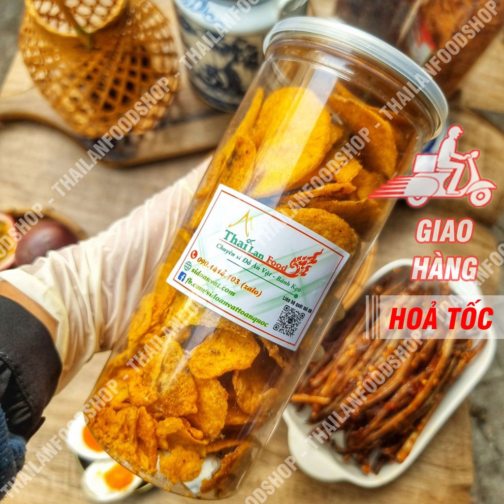 Khoai Tây Lát Chiên Mắm Hành Lon 200gr