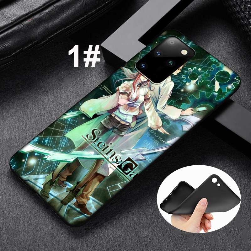 Ốp Điện Thoại Silicon Mềm Hình Anime Steins Gate Cho Samsung Galaxy A11 A51 A71 A21 A21S A41 A81 A91 M31 M31S Md68