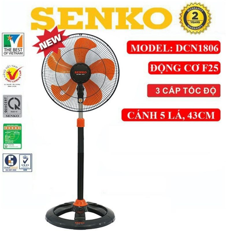 Quạt đứng công nghiệp Senko DCN 1806