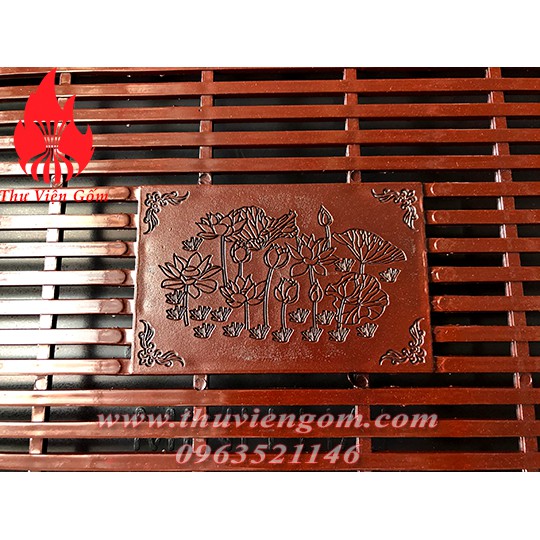 Khay Ấm Chén Nhựa Giả Gỗ, Khay Trà Vân Gỗ Loại 1