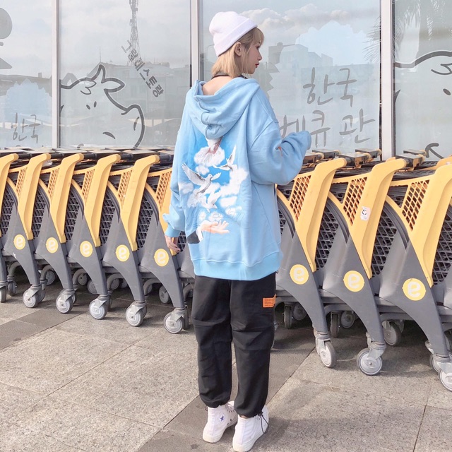 ÁO HOODIE THE SKY XANH B | BigBuy360 - bigbuy360.vn