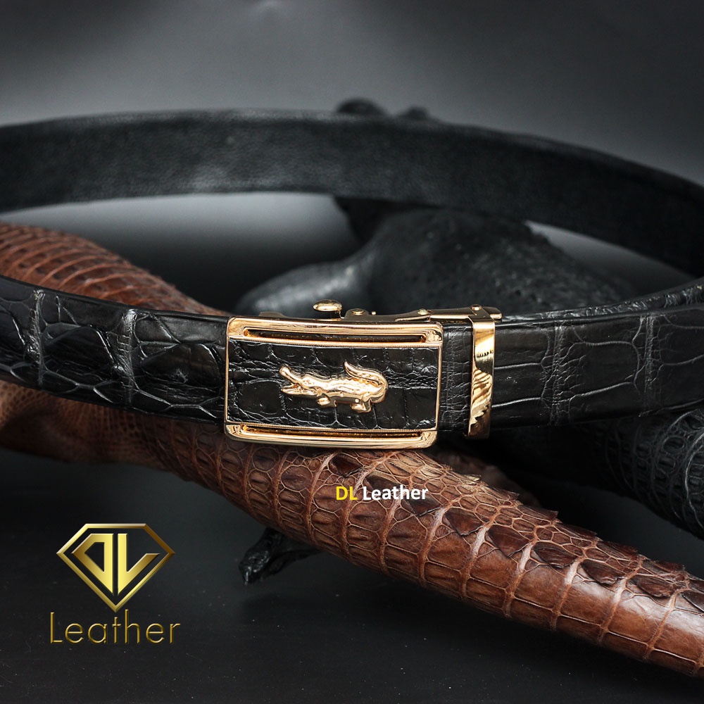 Thắt Lưng Da Cá Sấu Nam - Thắt Lưng Cá Sấu Thật Cao Cấp 100% DL Leather - THDLCSN02