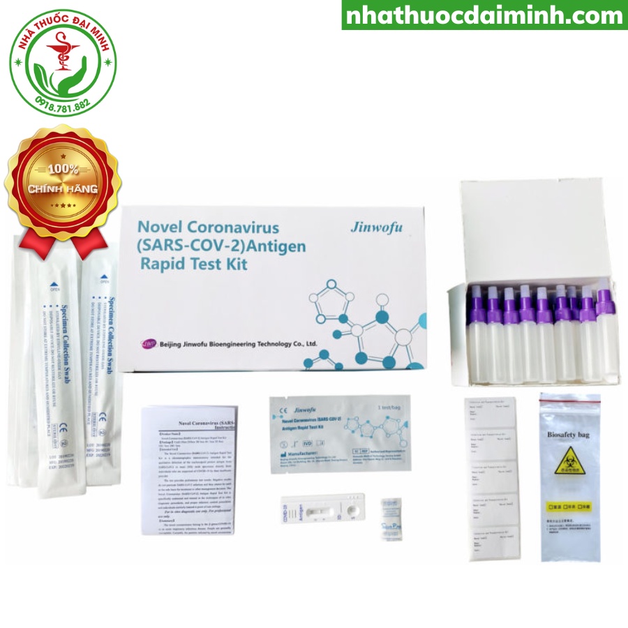 Bộ Kit Test Nhanh Covid Novel Coronavirus Jinwofu