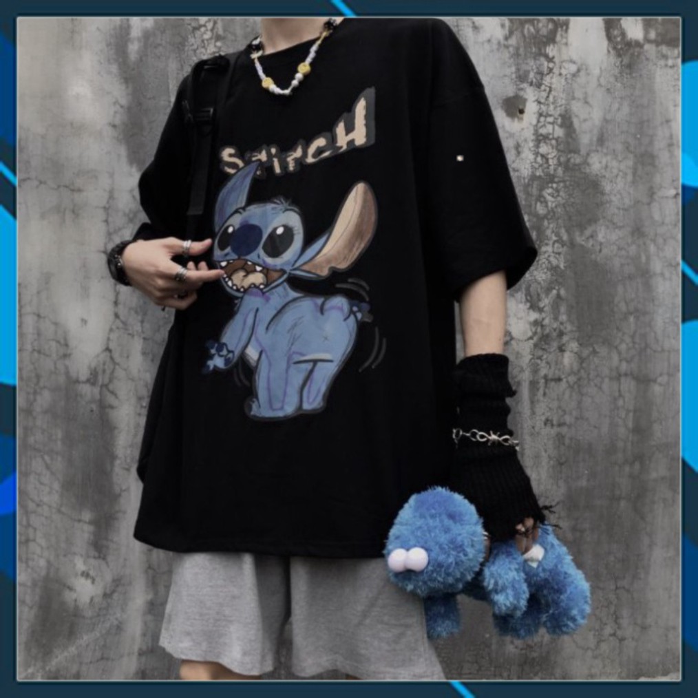 Áo Thun Tay Lỡ Form Rộng Stitch Siêu Hot🍁 Unisex nam nữ đều mặc được | BigBuy360 - bigbuy360.vn