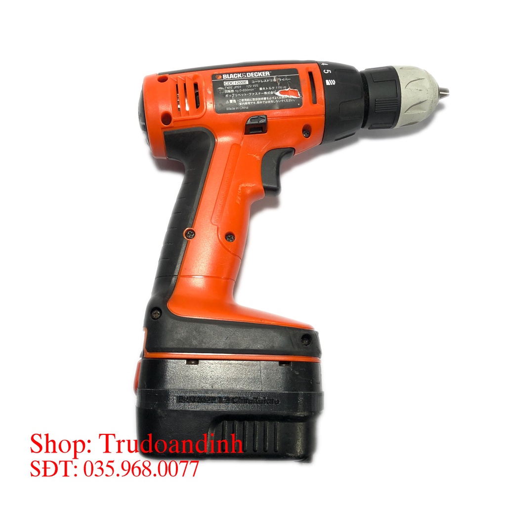 Máy khoan pin Black & Decker - CDC1200E 12v