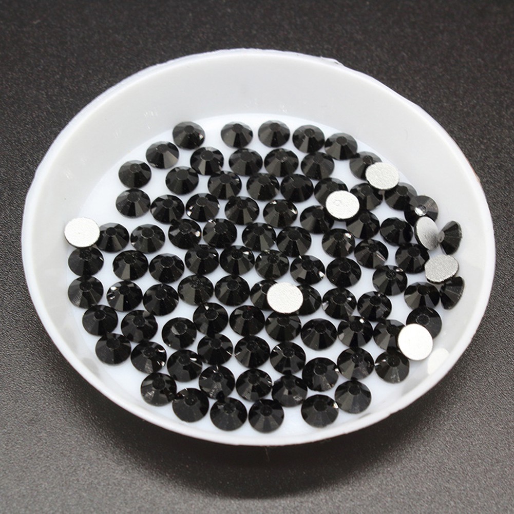 Hộp 12 ô đá và kim tuyến trang trí móng nghệ thuật 3D