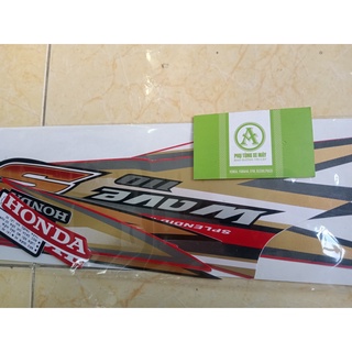 Tem xe máy Wave S110 MÀU Đỏ ( hình chụp trực tiếp )