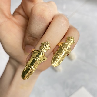 1 móng tay cổ trang hộ chỉ hộ giáp móng móng ngắn cách tân NL0575
