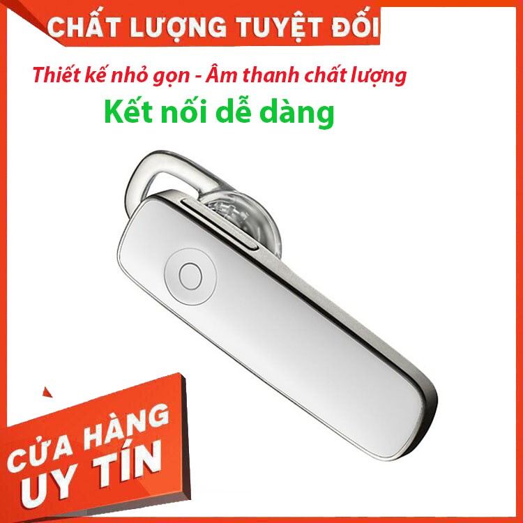 [SALE TẾT] Tai Nghe Bluetooth Không Dây Tai Màu Đen Kèm Mic Đàm Thoại Nghe Nhạc Wireless Headset M165 - Dells Store