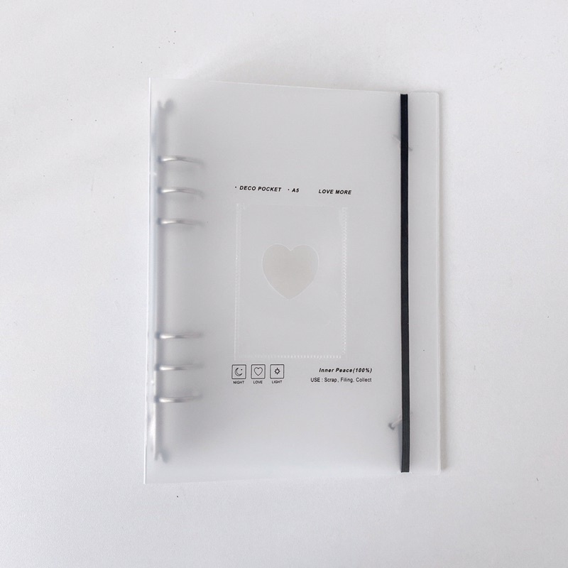 Binder bìa cứng A5 đựng ảnh - collect kpop card