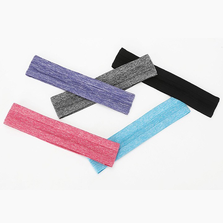 Băng đô thể thao headband cotton đeo trán thấm chặn mồ hôi chống trượt bản 5cm BD1 dh