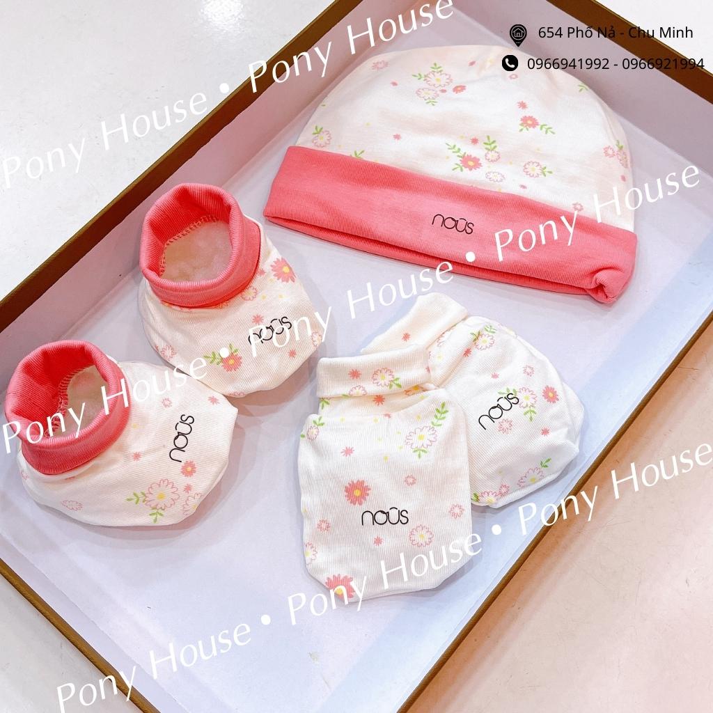 Set Mũ, Bao Tay, Bao Chân Nous Petit - Phụ Kiên Cho Bé Sơ Sinh/ Newborn/NB