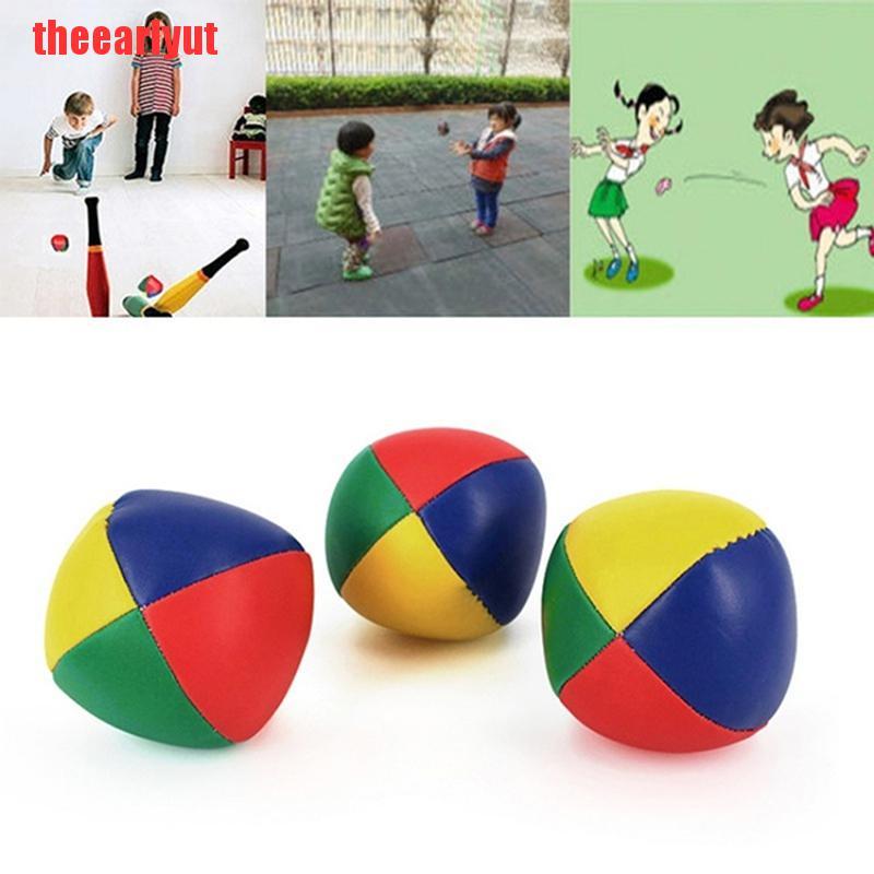 theearlyut Kids Classic Bean Bag Juggling Balls Magic Circus Beginner Outdoor Sport Toys