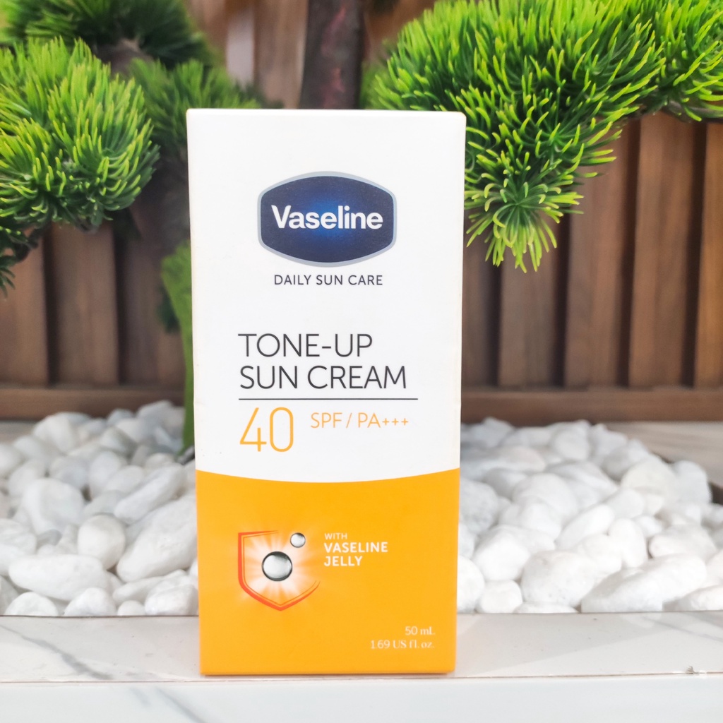 Kem chống nắng Vaseline Tone-up 40SPF /PA +++  trắng da, nâng tông, chiết xuất jelly bảo vệ làn da khỏi nắng nóng