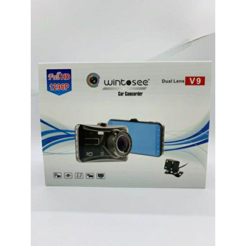 Camera hành trình Wintosee V9 siêu nét 1296P -tích hợp camera lùi | BigBuy360 - bigbuy360.vn