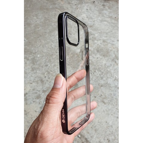 Ốp Devia Cực Đẹp lưng trong viền màu cho iPhone 12 Mini / 12 / 12 Pro / 12 Pro Max, 11, 11 Pro, 11 Pro max chính hãng