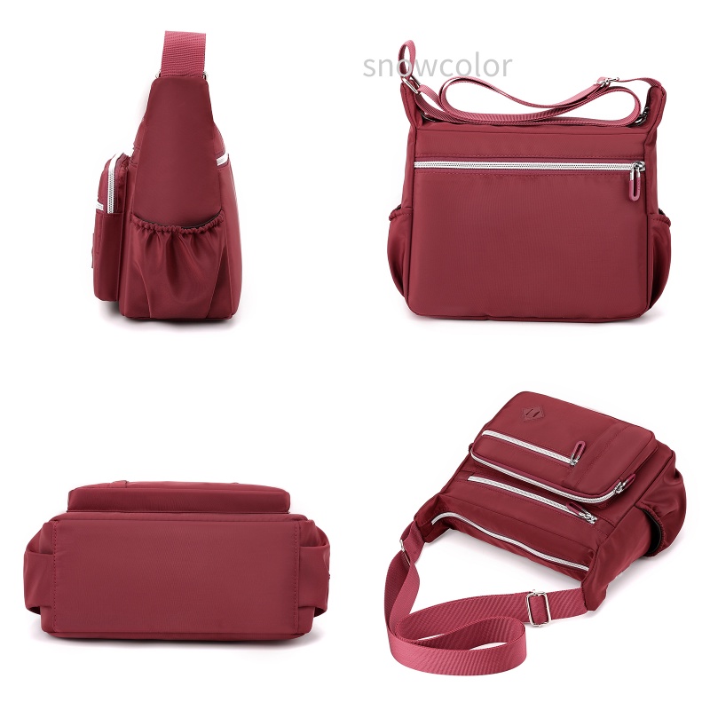 Túi Đeo Chéo Canvas Chống Thấm Nước Phong Cách Hàn Quốc Beg Silang Perempuan Wanita Murah Cantik Cho Nữ