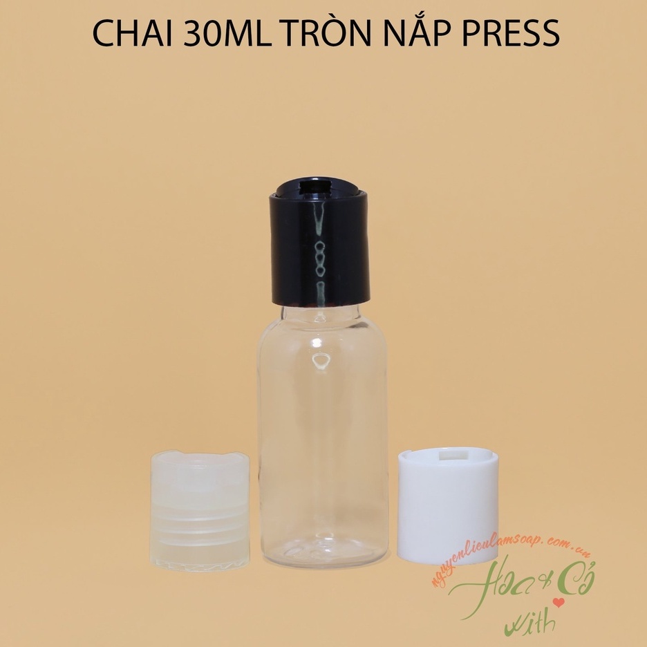 Chai Nhựa 30ml Vai Tròn/Vai Ngang Phi 20