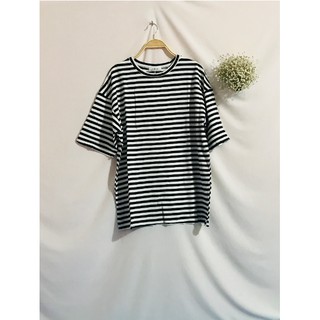 Pull kẻ dáng rộng